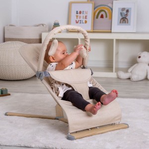 Red Kite Bouncer Baya Oatmeal & Wood Red Kite Bouncer Baya Oatmeal & Wood