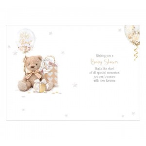 Card Baby Shower Bear