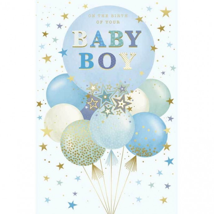 Card Birth of your Baby Boy