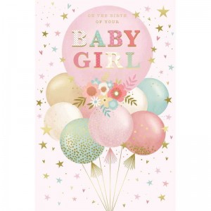 Card Birth of your Baby Girl Card Birth of your Baby Girl