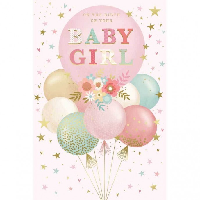 Card Birth of your Baby Girl