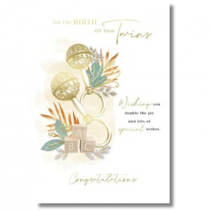 Card Birth Twins