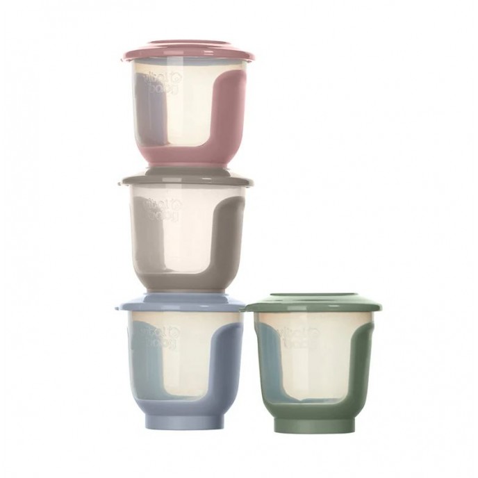 Vital Baby Store and Wean Pots 120ml 4pk Vital Baby Store and Wean Pots 120ml 4pk