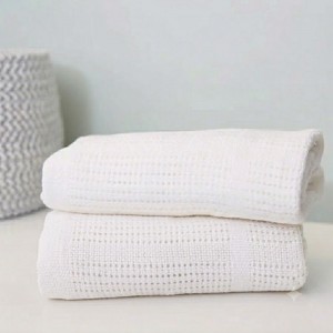 Baby Elegance Cellular Blanket 2pk White Baby Elegance Cellular Blanket 2pk White