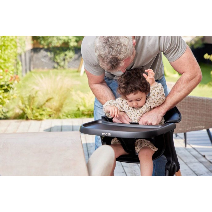 Baby Elegance Highchair Mash Black Baby Elegance Highchair Mash Black