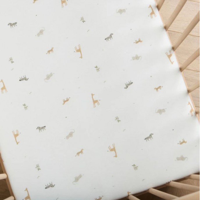 Baby Elegance Fitted Sheets Crib 2pk Safari Baby Elegance Fitted Sheets Crib 2pk Safari