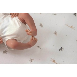 Baby Elegance Fitted Sheets Cot 2pk Safari Baby Elegance Fitted Sheets Cot 2pk Safari