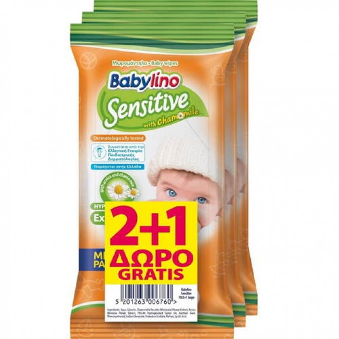 Babylino Mini Sensitive Wet Wipes 