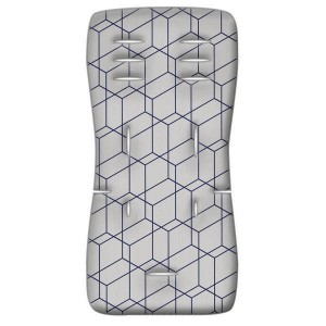Greco Strom Pushchair Liner Memory Foam Grey Honeycomb Greco Strom Pushchair Liner Memory Foam Grey Honeycomb
