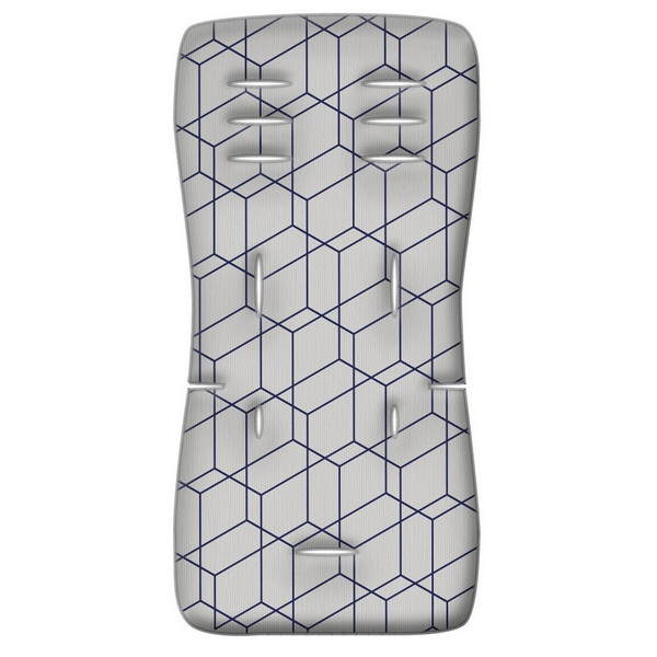 Greco Strom Pushchair Liner Memory Foam Grey Honeycomb Greco Strom Pushchair Liner Memory Foam Grey Honeycomb