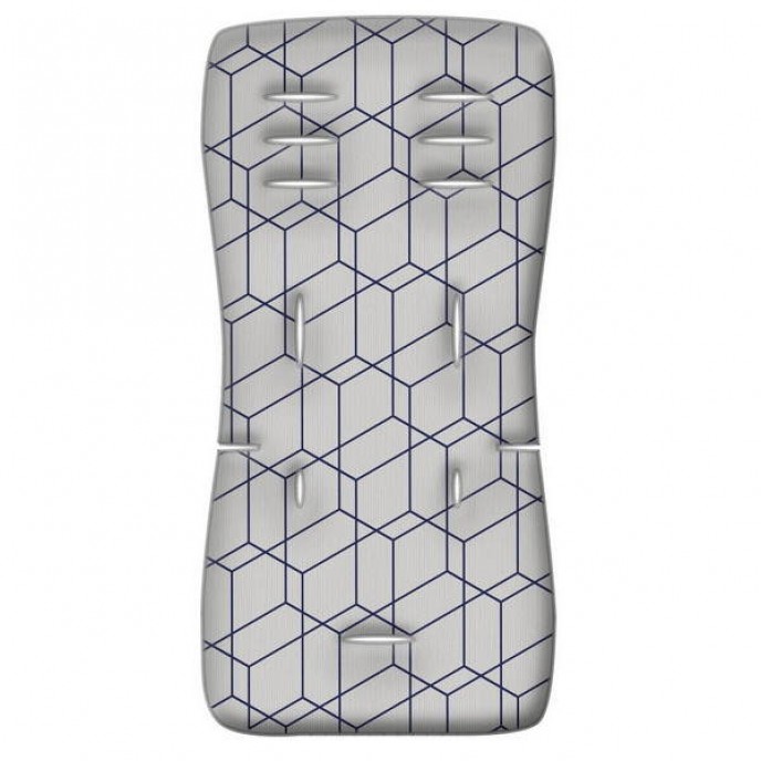 Greco Strom Pushchair Liner Memory Foam Grey Honeycomb