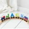 Wooden Train Names - coloured