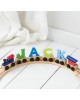 Wooden Train Names - natural or coloured