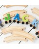 Wooden Train Names - natural or coloured