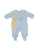 Babygrow Organic Cotton Funny Safari Blue 1m