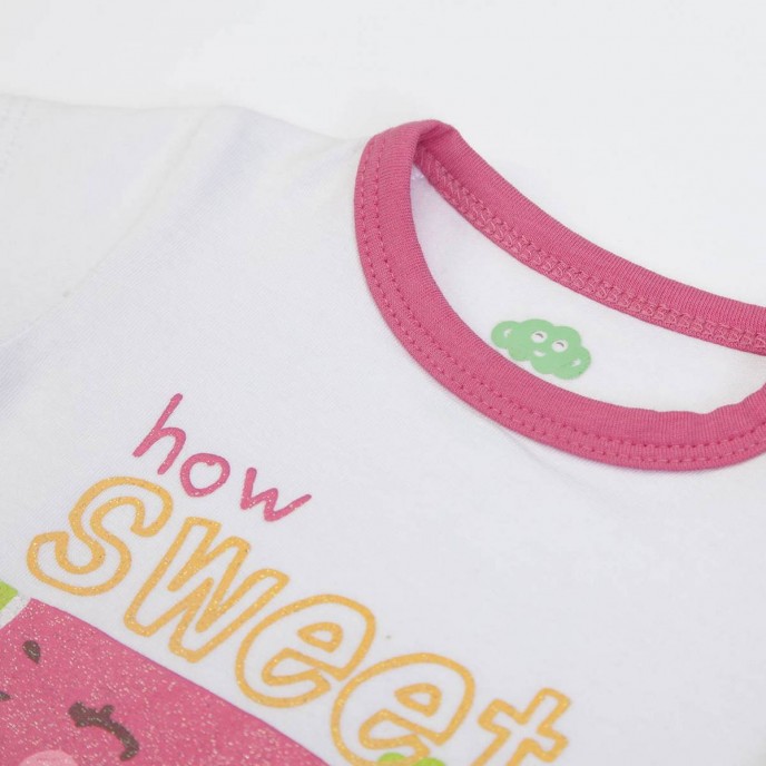 Newborn Set Organic Cotton 3pc Pink So Sweet 0m Newborn Set Organic Cotton 3pc Pink So Sweet 0m