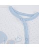 Babygrow Cotton Blue Trim Love You Mum & Dad 1m Babygrow Cotton Blue Trim Love You Mum & Dad 1m