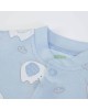 Babygrow Cotton Light Blue Elephant 0m