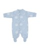 Babygrow Cotton Light Blue Elephant 0m