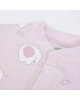 Babygrow Cotton Pink Elephants 0m