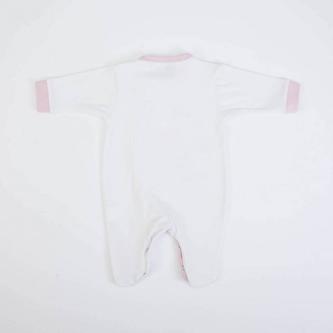 Babygrow Cotton Pink Trim Flamazing 0m Babygrow Cotton Pink Trim Flamazing 0m