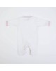 Babygrow Cotton Pink Trim Flamazing 0m