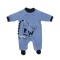 Babygrow Organic Velour Blue Dino Rawr 1m Babygrow Organic Velour Blue Dino Rawr 1m