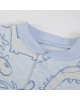 Babygrow Organic Cotton Padded Blue Dino 0m