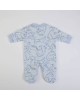 Babygrow Organic Cotton Padded Blue Dino 0m