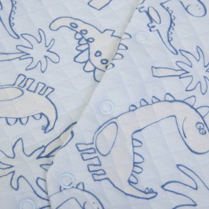 Babygrow Organic Cotton Padded Blue Dino 1m Babygrow Organic Cotton Padded Blue Dino 1m