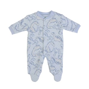 Babygrow Organic Cotton Padded Blue Dino 1m Babygrow Organic Cotton Padded Blue Dino 1m