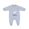 Babygrow Velour Blue Elephant 0m Babygrow Velour Blue Elephant 0m