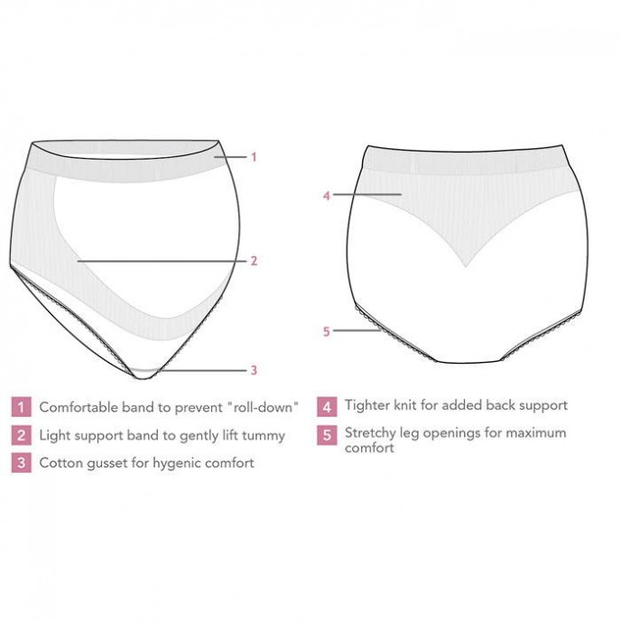 Carriwell Maternity Support Panty White X-Large