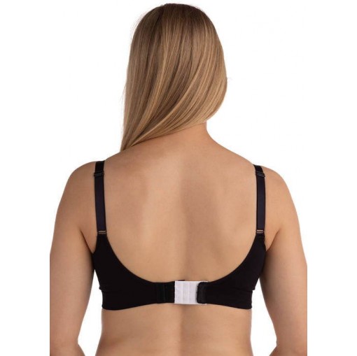 Carriwell Nursing Bra Extenders White/Black 4pk