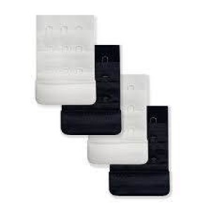 Carriwell Nursing Bra Extenders White/Black 4pk Carriwell Nursing Bra Extenders White/Black 4pk