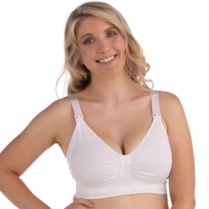 Carriwell Nursing Bra with Carri-Gel White Medium