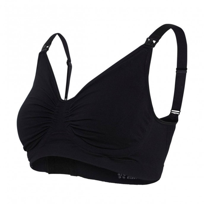 Carriwell Nursing Bra with Carri-Gel Black Medium