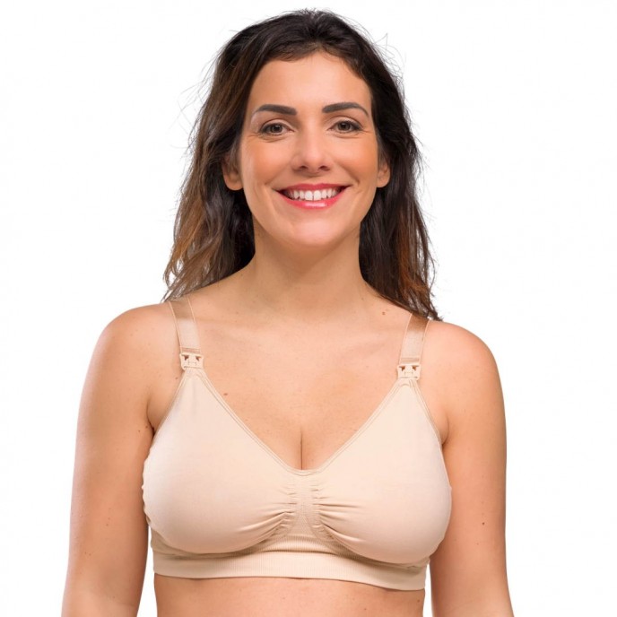 Carriwell Nursing Bra with Carri-Gel Honey Medium