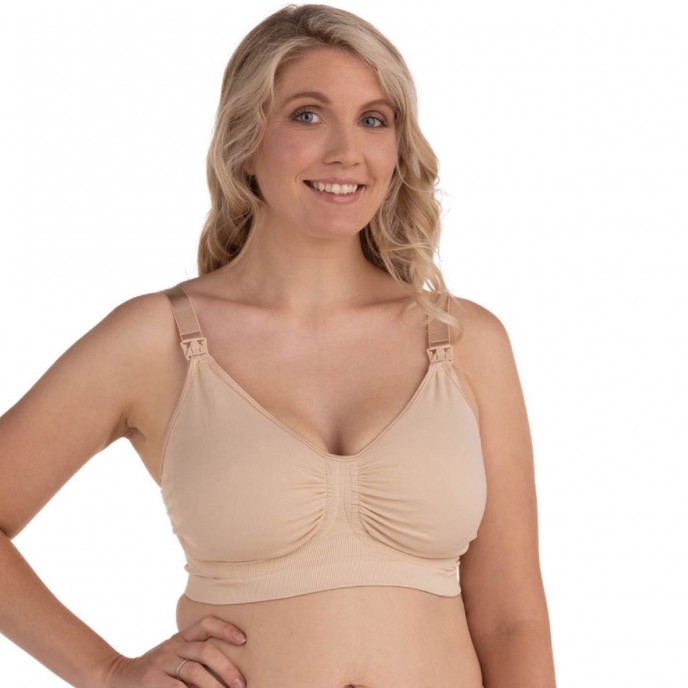 Carriwell Nursing Bra with Carri-Gel Honey Medium