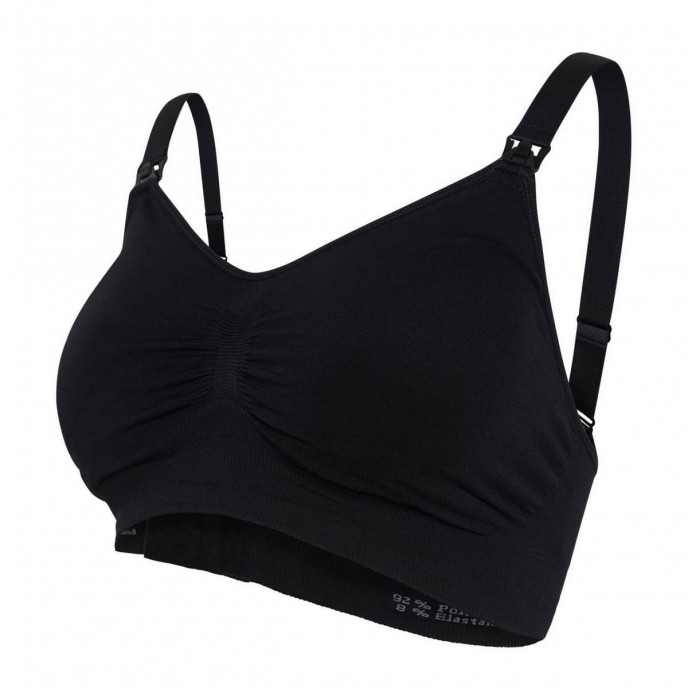 Carriwell Nursing Bra Padded Black Small