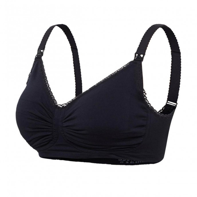 Carriwell Nursing Bra Padded with Carri-Gel Black Medium