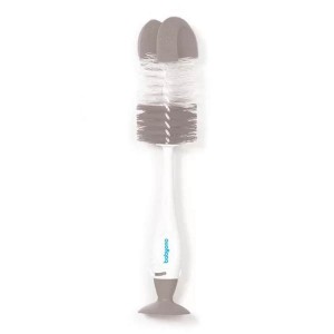Babyono Bottle and Teat Brush Grey
