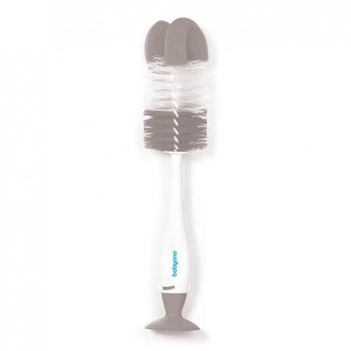 Babyono Bottle and Teat Brush Grey