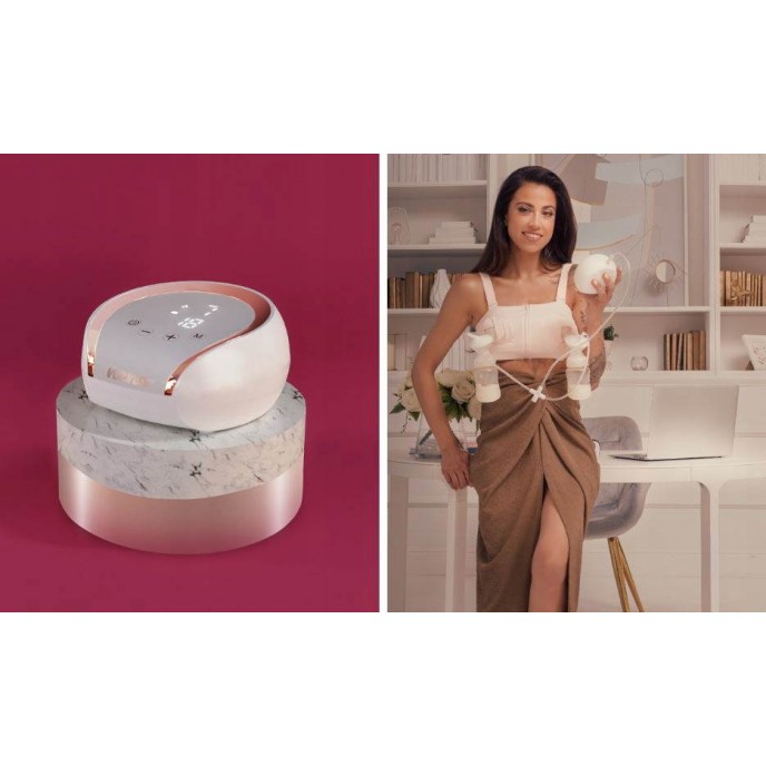 Neno Breast Pump Wireless Double Bianco and Bra Libero