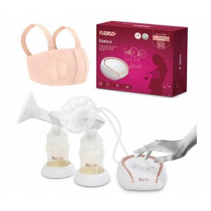 Neno Breast Pump Wireless Double Bianco and Bra Libero Neno Breast Pump Wireless Double Bianco and Bra Libero