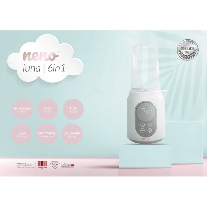 Neno 6 in 1 Bottle Warmer and Steriliser Luna Neno 6 in 1 Bottle Warmer and Steriliser Luna
