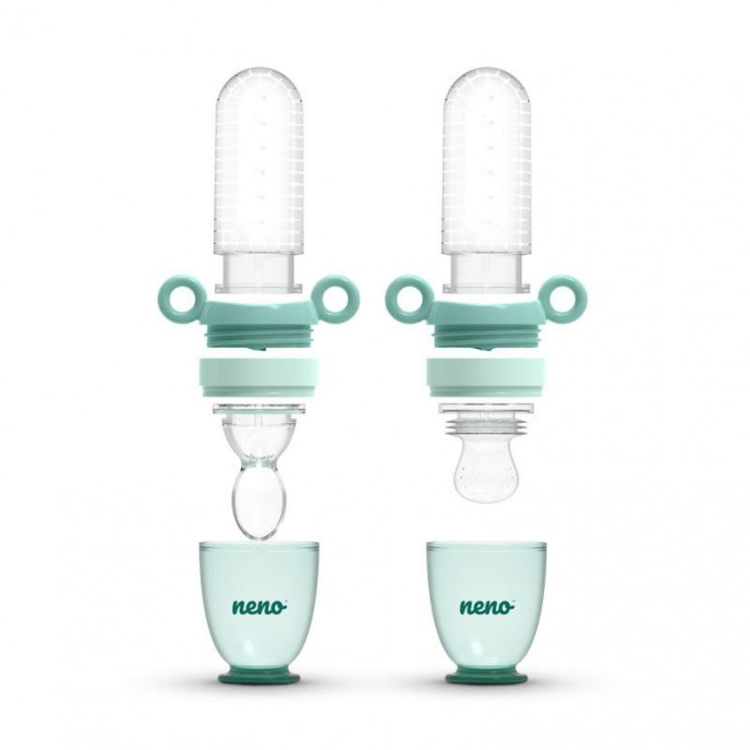 Neno Silicone Food Feeder and Spoon Gusto Neno Silicone Food Feeder and Spoon Gusto