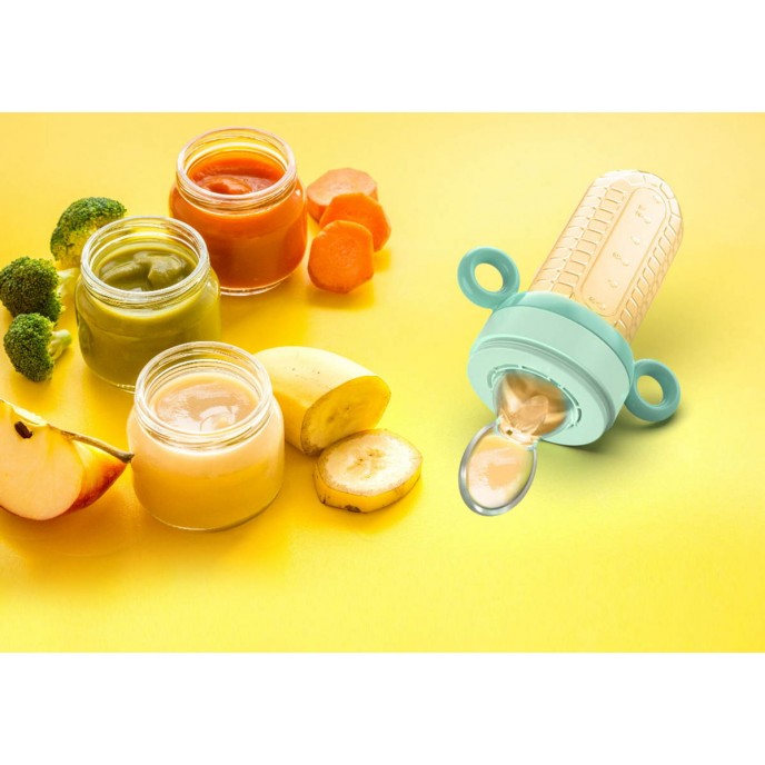 Neno Silicone Food Feeder and Spoon Gusto Neno Silicone Food Feeder and Spoon Gusto