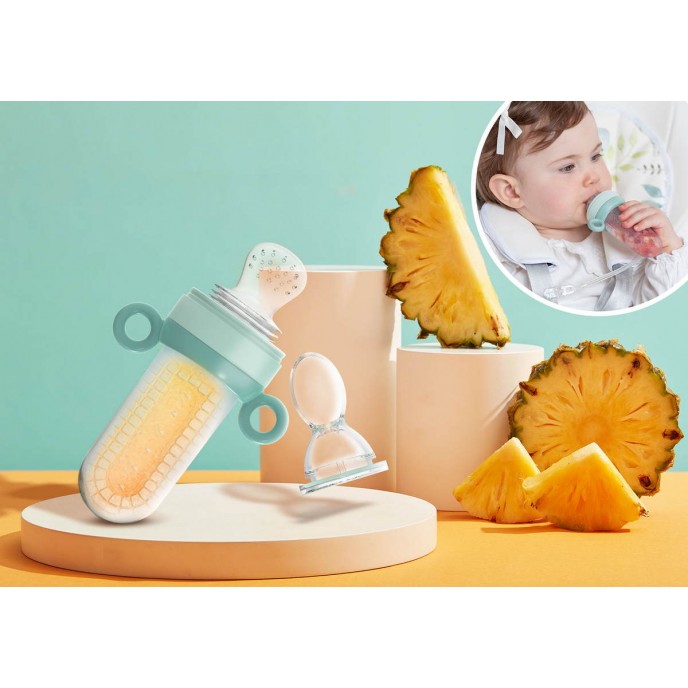 Neno Silicone Food Feeder and Spoon Gusto Neno Silicone Food Feeder and Spoon Gusto