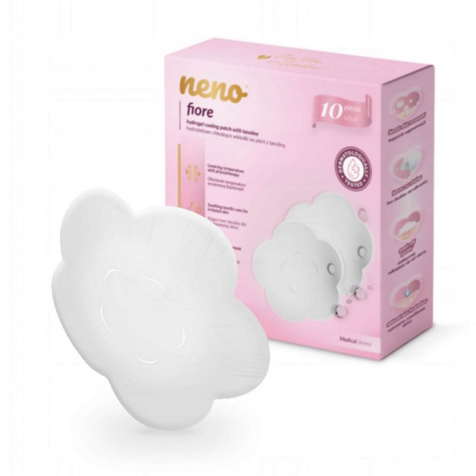 Neno Hydrogel Breast Pads Fiore 10pk